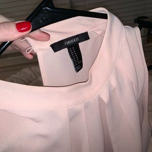 light pink forever 21 blouse size M